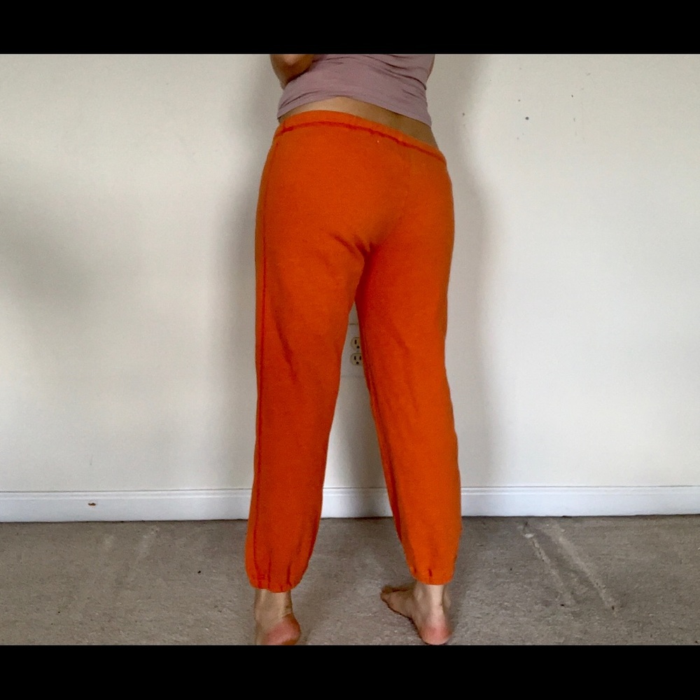 Hollister orange logo sweatpants size XS - Picture 3 of 7
